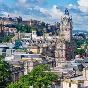 View,Of,The,City,Of,Edinburgh,In,Scotland,Including,Several