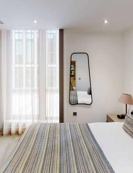 The Chronicle Exec Two Bed Suite with Terrace Bedroom 1M21
